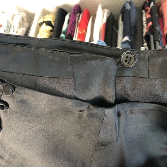 JONATHAN Simkhai Black Satin Zip Side Slit Wrap Skirt - Picture 10 of 13